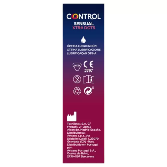 Control - preservativo extra puntinato - 12 pezzi
