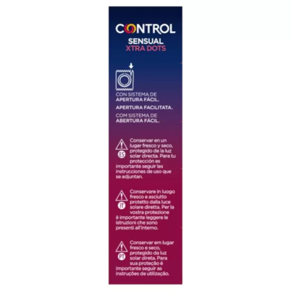 Control - preservativo extra puntinato - 12 pezzi