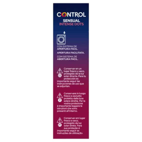 Control - preservativi stimolanti con rilievi - 12 pezzi