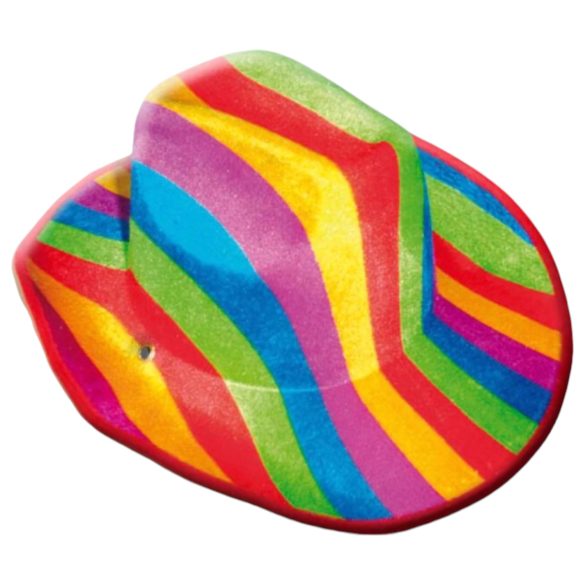 Cappello cowboy arcobaleno Pride