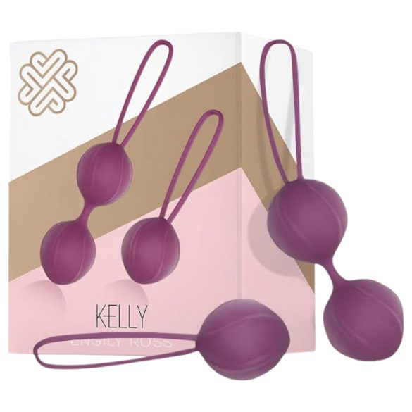 Set di Geisha Balls Engily Ross Kelly a 2 Pezzi (Viola)