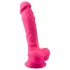 Silexd - vibratore realistico con testicoli e ventosa - telecomando - rosa