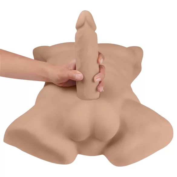 Silexd Apollo - masturbatore torso maschile - pelle scura naturali