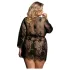 Subblime Queen Plus - vestaglia in pizzo - nero - taglia XL-2XL