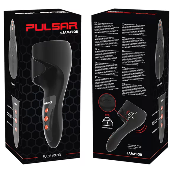 JamyJob - vibratore glande pulsante - nero