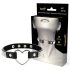 Coquette – Girocollo nero con ciondolo a cuore e strass