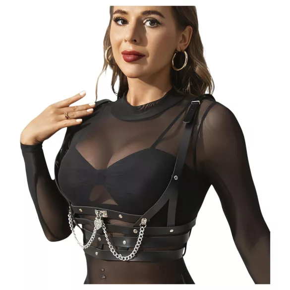 Subblime - harness con catena - nero