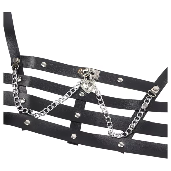 Subblime - harness con catena - nero