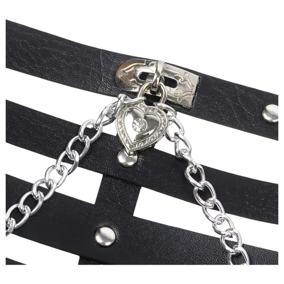 Subblime - harness con catena - nero