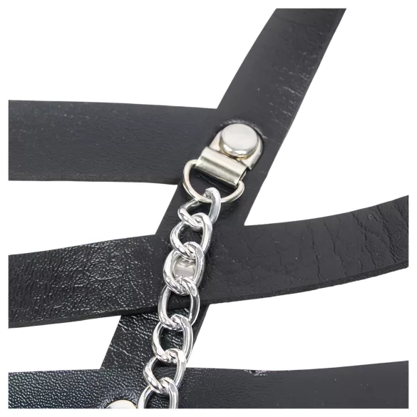 Subblime - harness con catena - nero