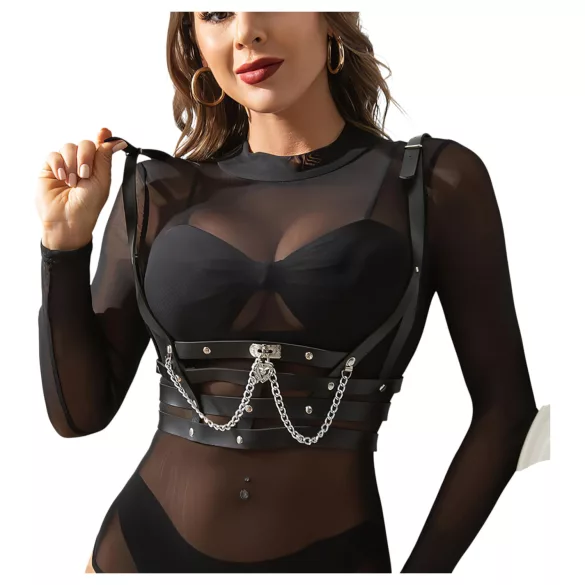 Subblime - harness con catena - nero