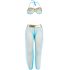 Subblime - Costume trasparente stile indiano - (blu)