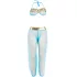 Subblime - Costume da sexy donna dell'harem con velo (blu) - L/XL