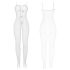Subblime 951740 - audace body in rete con fiocco - (bianco) - S-L