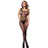Subblime 952037 - tuta nera a rete con strass (S-L)