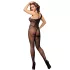 Subblime 952037 - tuta nera a rete con strass (S-L)