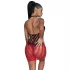 Subblime 952242 - abito rete sfumatura rossa - XS-M