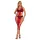 Subblime 952327 - abito a rete con spalline incrociate (rosso) - S-L
