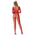 Subblime 952419 - tuta con strass scintillanti - (rosso) -XS-M