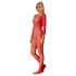 Subblime 952419 - tuta brillante con strass - (rosso) - S-L