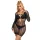 Subblime 952464 - mini abito in rete con fiocco (nero) - S-L