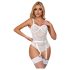 Subblime 954291 - body trasparente con catene - bianco L-XL