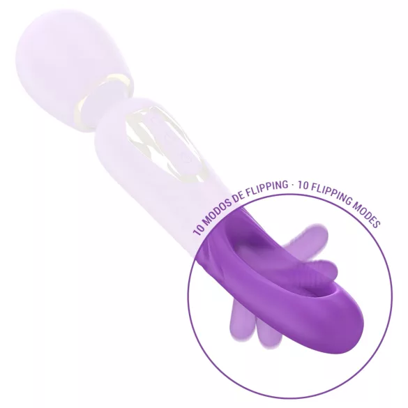 Intense Christy - vibratore massaggiatore leccalingua rotante - silicone viola