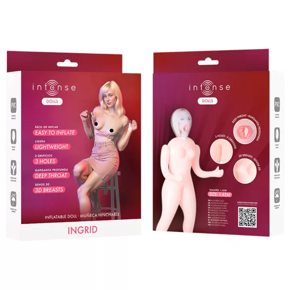 Intense Dolls Ingrid - bambola gonfiabile realistica in gomma