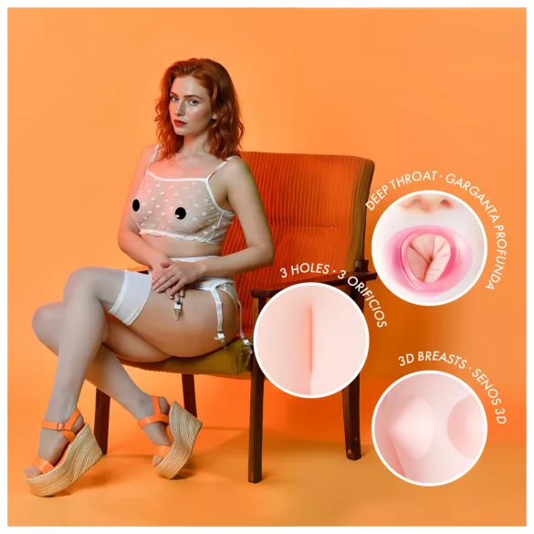 Intense Dolls Scarlett - bambola gonfiabile - silicone realistico