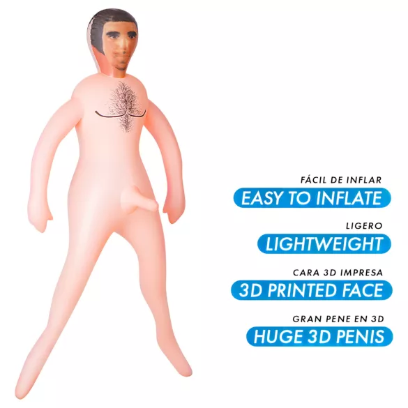 Intense Dolls Anthony - bambola gonfiabile uomo - realistica - PVC