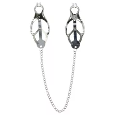 Virgite - clip per capezzoli - metallo argento