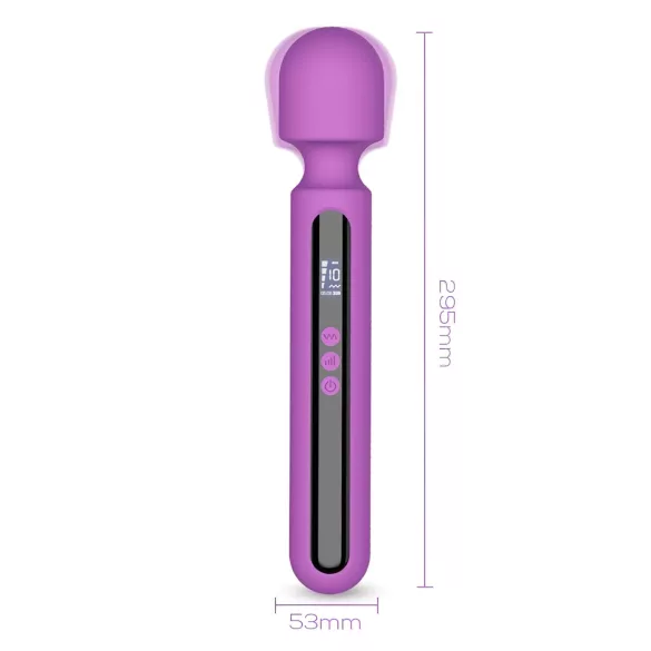 Engily Ross Aura - vibratore massaggiante ricaricabile digitale - viola