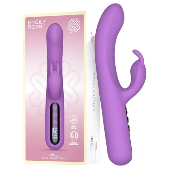 Engily Ross Swell - vibratore a braccio clitorideo digitale ricaricabile (viola)