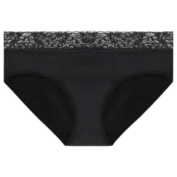 Adalet Natura Super - slip mestruale assorbente (nero) - L
