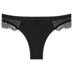 Adalet Flora Normal - slip mestruale assorbente - nero - M