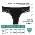 Adalet Flora Normal - slip mestruale assorbente - nero - M