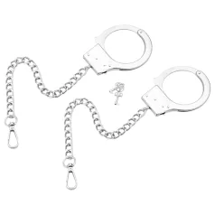 LateToBed - manette BDSM separate - metallo argento