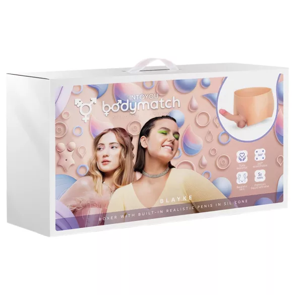 INTOYOU - dildo realistico con cinturino - pelle naturale