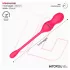 INTOYOU Kyra Pelvic - palline kegel vibratorie smart duo - silicone rosa