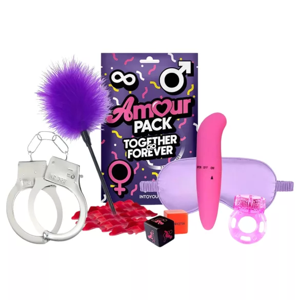 Amour Pack Together - kit principianti con vibratore - 7 pezzi