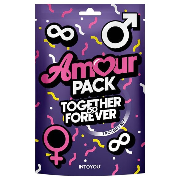 Amour Pack Together - kit principianti con vibratore - 7 pezzi