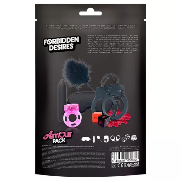 Amour Pack Forbidden Desires - kit erotico per principianti - vibratore
