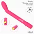 Adalet Gently - vibratore punto G e prostata - ricaricabile silicone rosa