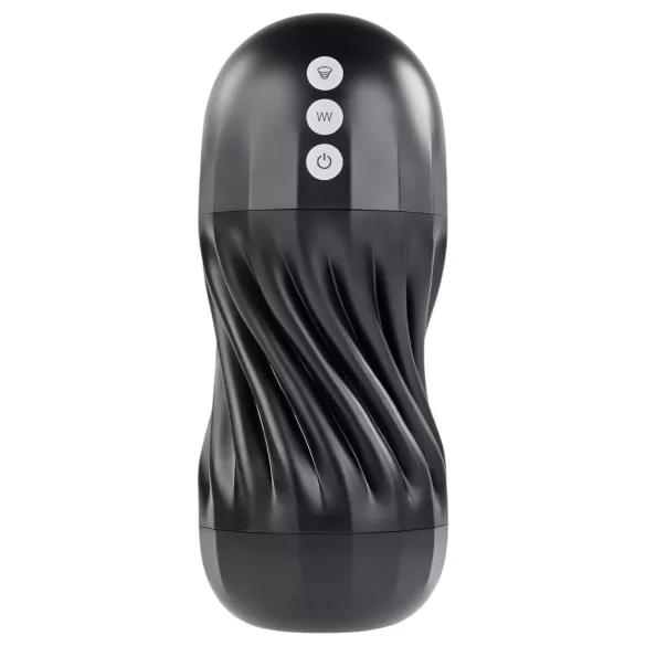 Playboy Solo Stroker - masturbatore a suzione ricaricabile (nero)