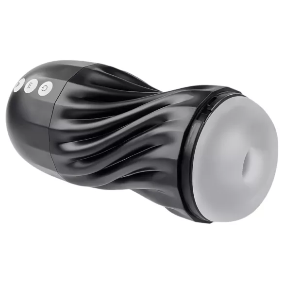 Playboy Solo Stroker - masturbatore a suzione ricaricabile (nero)