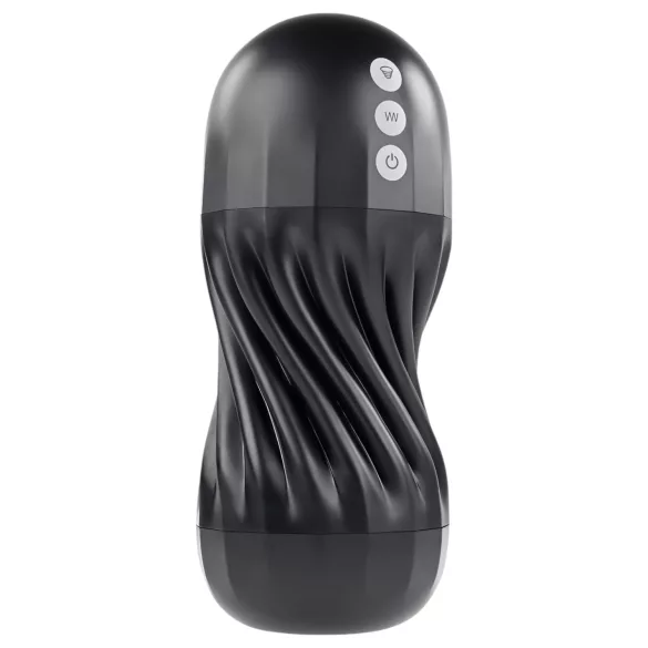 Playboy Solo Stroker - masturbatore a suzione ricaricabile (nero)