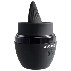Evolved Tongue Tied - vibratore a batteria con lingua (nero)