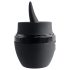 Evolved - vibratore clitorideo ricaricabile con lingua - silicone nero
