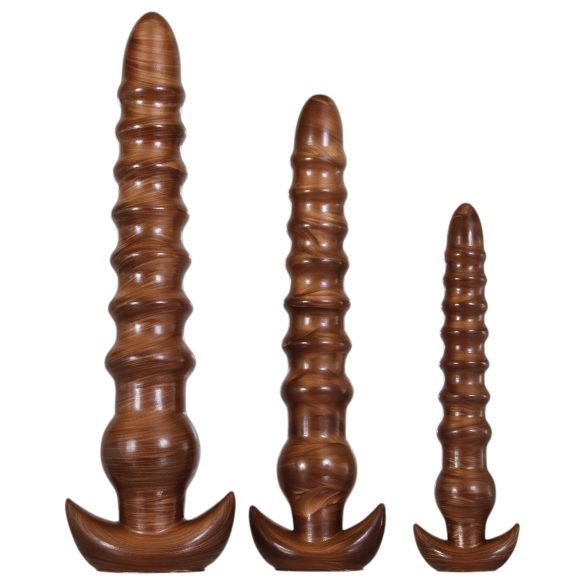 Evolved Twisted Love - Set anale in legno effetto legno