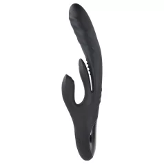   Playboy Rapid Rabbit - vibratore rabbit clitoride ricaricabile - nero